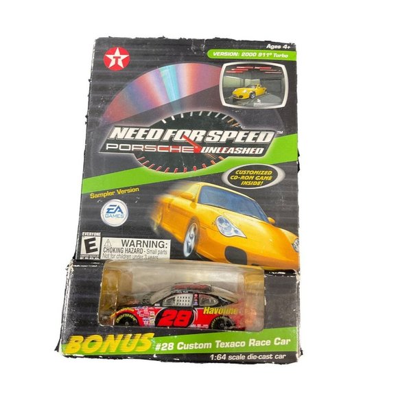 Need For Speed Porsche Unleashed #28 Texaco Havoline Ricky Rudd NASCAR ~ NEW - Picture 1 of 7